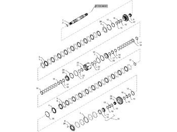 Boîte de vitesse et pièces NEW HOLLAND