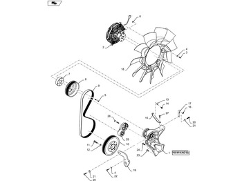 Tendeur de courroie NEW HOLLAND