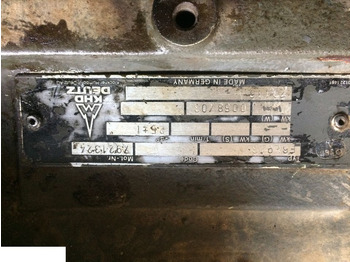 Moteur et pièces DEUTZ