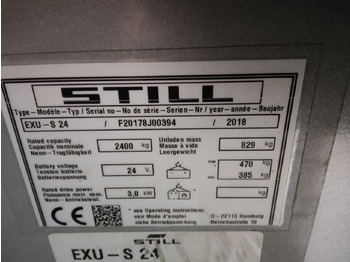 Transpalette STILL EXU-S24/2400mm: photos 2 Transpalette STILL EXU-S24/2400mm: photos 2