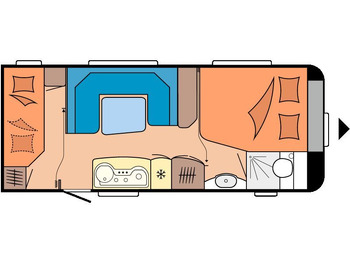 Caravane Hobby DE LUXE EDITION 560 KMFe 1 Hand XT-Mover Garage: photos 2