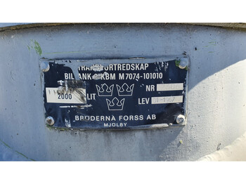 Réservoir de carburant pour Camion ALUMINUM TANK 2000L: photos 5 Réservoir de carburant pour Camion ALUMINUM TANK 2000L: photos 5