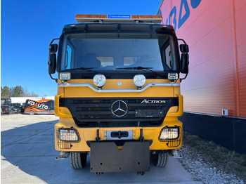 Camion benne Mercedes-Benz Actros 1841 4x4 SNOW PLOW EQUIPMENT / UNDERBODY SCRAPER / BOX L=4495 mm: photos 3