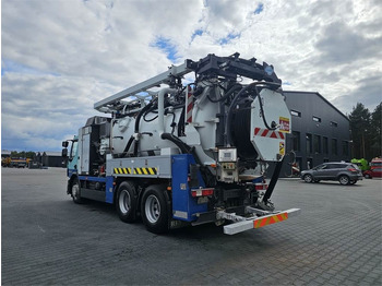 Camion hydrocureur Renault 6x4 WUKO RIVARD RECYTLING for collecting liquid wa: photos 4