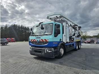 Camion hydrocureur Renault 6x4 WUKO RIVARD RECYTLING for collecting liquid wa: photos 2