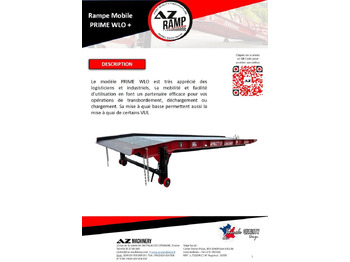 Rampe de chargement neuf AZ RAMP-PRIME PRIME WLO + 8 .  Industrial Mobil Loading Ramp: photos 3