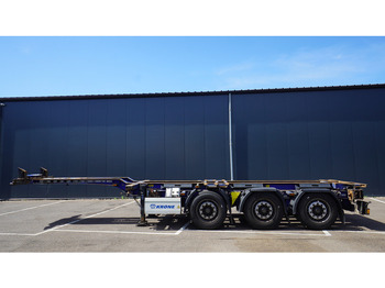 Semi-remorque porte-conteneur/ Caisse mobile KRONE