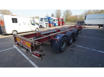 Semi-remorque porte-conteneur/ Caisse mobile Renders 3 AXLE EXTENDABLE CONTAINER TRANSPORT TRAILER: photos 4