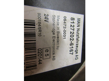 Système électrique pour Camion MAN TGL CLOCK CLUSTER P/NO 81.27202.6167: photos 2