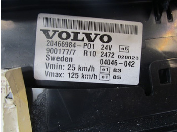 Cabine et intérieur pour Camion VOLVO FM12/FM9 CLOCK CLUSTER 20466984-P01: photos 2