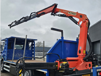Camion plateau, Camion grue DAF CF 75.310 / PALFINGER CRANE + TRAILER: photos 3