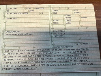 Semi-remorque surbaissé Langendorf Tiefbett mit Rampen Hydraulisch: photos 2