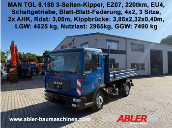 Camion benne MAN TGL 8.180