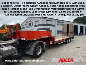 Semi-remorque surbaissé MÜLLER MITTELTAL