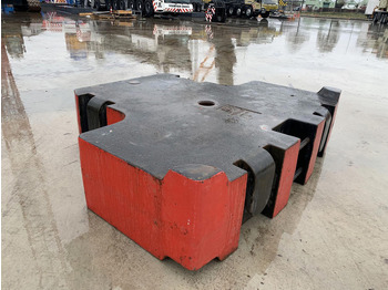 Contrepoids pour Engins de chantier Grove GMK 6400 central counterweight 10 ton: photos 2