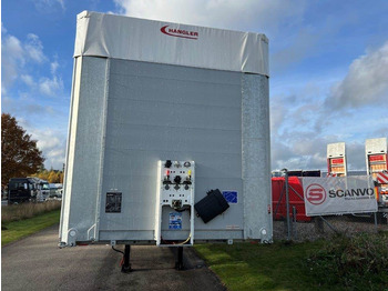 Semi-remorque rideaux coulissants Hangler 13,6 mtr 2 akslet city lift - 33 pallers: photos 4