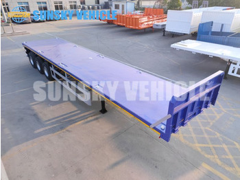 Semi-remorque plateau pour transport de containers neuf SUNSKY 3-axle Flat Deck Trailer: photos 3