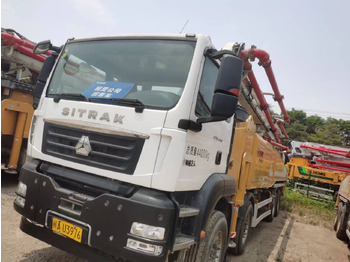 Camion pompe XCMG Official HB58V Cement Pump Machine 58m Used Concrete Pump Truck with Factory Price: photos 3