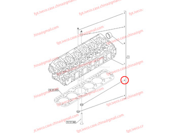 Valve FPT IVECO CASE Cursor9 F2CFE614A*B041/F2CGE614F*V004 5802431166 Exhaust Valve Seat 5801388691: photos 4