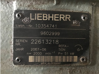 Pompe hydraulique LIEBHERR