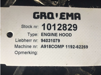 Capot Liebherr Engine Hood: photos 4