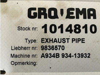 Tube d'echappement Liebherr Exhaust Pipe: photos 3