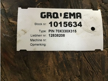 Pièces de rechange LIEBHERR