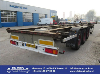 Semi-remorque porte-conteneur/ Caisse mobile PACTON
