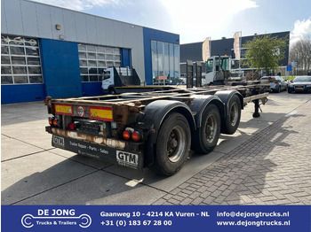 Semi-remorque porte-conteneur/ Caisse mobile VAN HOOL