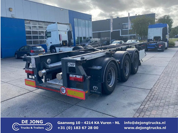 Semi-remorque porte-conteneur/ Caisse mobile VAN HOOL 20'/30'