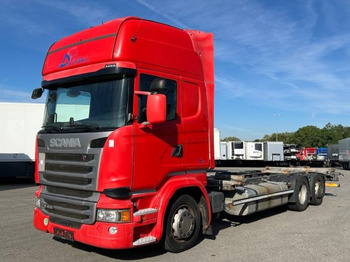 Camion porte-conteneur/ Caisse mobile SCANIA R 410