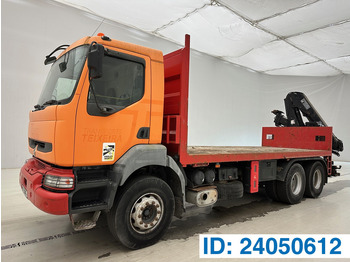 Camion plateau RENAULT Kerax