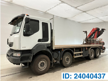 Camion plateau RENAULT Kerax 460