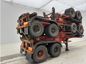 Semi-remorque porte-conteneur/ Caisse mobile Van Hool Stack 4 x skelet 20 ft: photos 5