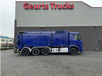 Camion hydrocureur Mercedes-Benz Arocs 3251 8X4 RSP ESE 6 RD 8000 SAUGBAGGER/SUCT: photos 4