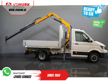 Pick-up Volkswagen Crafter 50 165 pk Effer 352S Kraan/ Crane/ Kran/ Autokran/ PTO/ Open laadbak/ Dubbel Lucht: photos 2