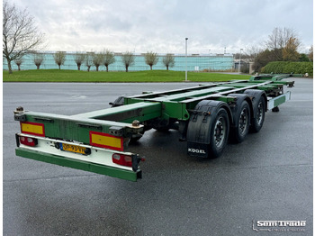 Semi-remorque porte-conteneur/ Caisse mobile Kögel S24-2 Back Slider Lift Axle Disc Brakes 3 Pieces Available NL-Trailer: photos 4