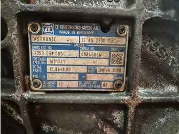 Boîte de vitesse ZF Astronic 12AS2330TD Gearbox: photos 2