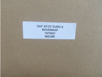 Carrosserie et extérieur pour Camion DAF XF/CF 1875551 BOVENKAP EURO 6 NIEUW!: photos 2