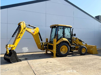 Tractopelle neuf Cat 424 4WD - Hammer Lines / Airco / Side Shift: photos 3