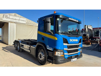 Camion porte-conteneur/ Caisse mobile Scania P 360 6x2 palfinger abroll tipper - steering axle: photos 3