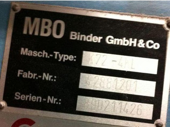 Plieuse de bureau MBO K 72-4-KL-F combination folding machine: photos 5 Plieuse de bureau MBO K 72-4-KL-F combination folding machine: photos 5