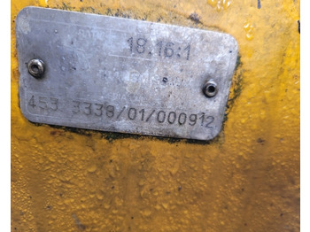 Essieu avant pour Machine agricole Jcb 530-105 Front axle differential unit complete   18.16/1 18.16:1,  18.16:1, 453/3338: photos 2