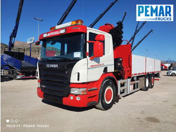 Camion grue SCANIA P 400 6X2 GRUA CAJA FIJA: photos 2
