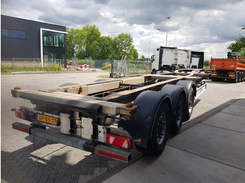 Semi-remorque porte-conteneur/ Caisse mobile Fliegl SDS 380 MULTI BPW Disc Lift axle: photos 5
