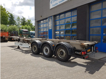 Semi-remorque porte-conteneur/ Caisse mobile Fliegl SDS 380 MULTI BPW Disc Lift axle: photos 3