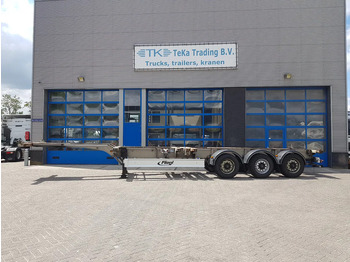 Semi-remorque porte-conteneur/ Caisse mobile Fliegl SDS 380 MULTI BPW Disc Lift axle: photos 2