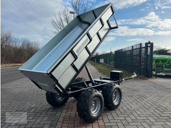 Benne agricole neuf Vemac ATV Anhänger 1200kg Heckkipper Kipper Tandem Quad Traktor NEU: photos 3