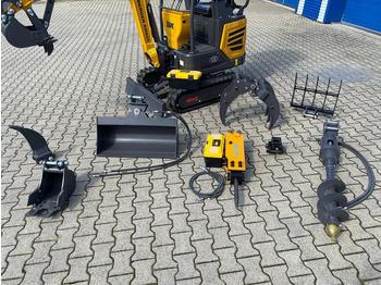 Mini pelle Minibagger BK1250JSR inkl. großem Zubehörpaket *INKL.19% MWST*BERGER KRAUS*KUBOTA* VERSTELLFAHRWERK*SOFORT!*: photos 2