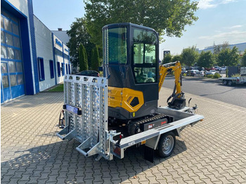 Mini pelle Minibagger BK1250KJSR + Tieflader + Zubehör *INKL.19% MWST*BERGER KRAUS*VERSTELLFAHRWERK* KUBOTA*SOFORT!*: photos 5